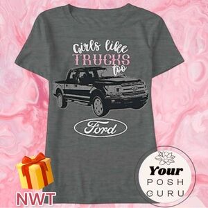 🎁NWT🎁 FORD F-150 Girls Like 🚒 Too tee 🌟🆓🆓FREEW/$25❣️